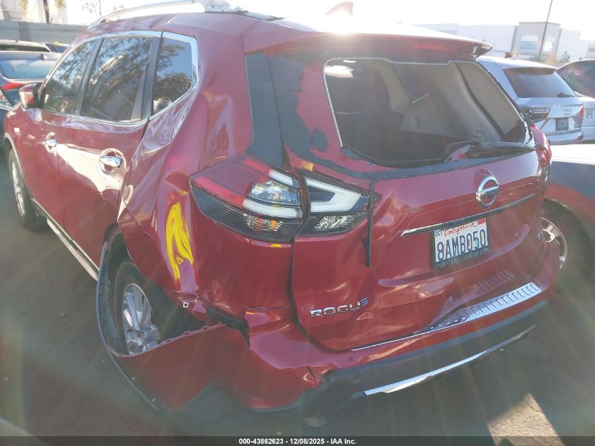 2017 Nissan Rogue Sv VIN: JN8AT2MT8HW406617 Lot: 43862623