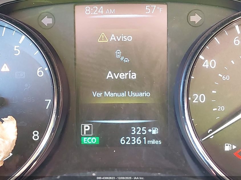 2017 Nissan Rogue Sv VIN: JN8AT2MT8HW406617 Lot: 43862623