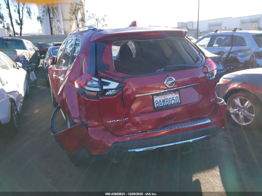 2017 Nissan Rogue Sv VIN: JN8AT2MT8HW406617 Lot: 43862623