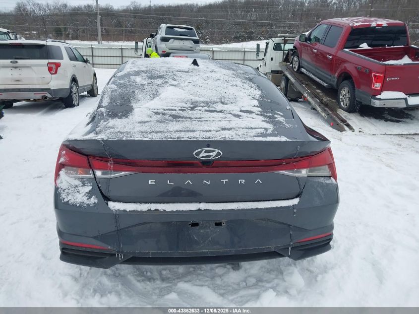 2022 Hyundai Elantra Sel VIN: 5NPLM4AG0NH074050 Lot: 43862633