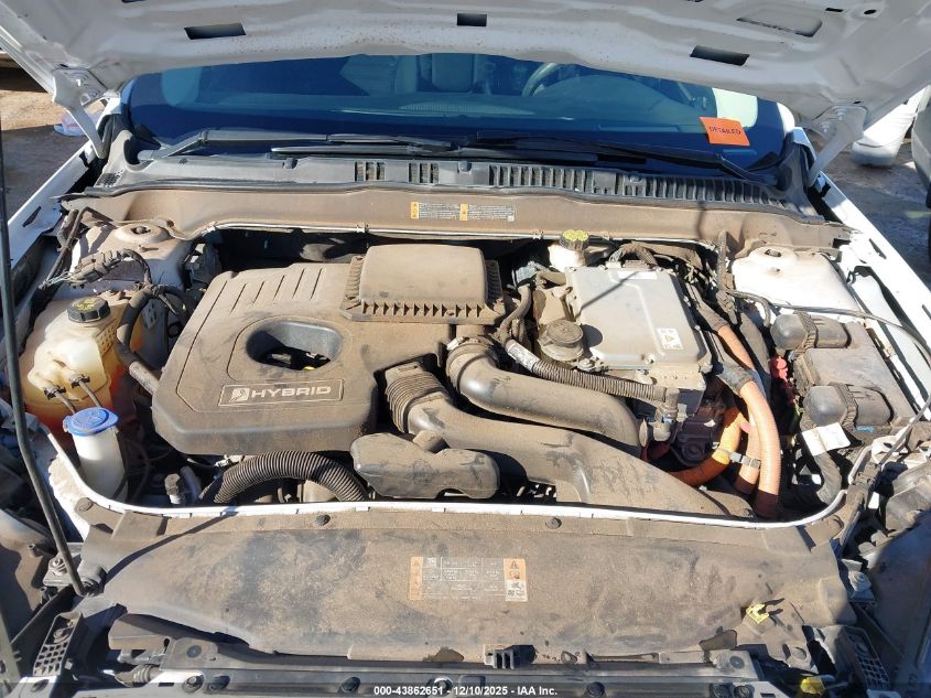 2019 Ford Fusion Hybrid Se VIN: 3FA6P0LU0KR255468 Lot: 43862651