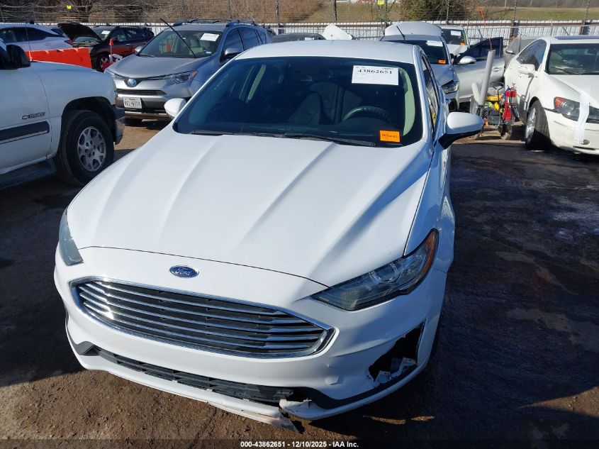 2019 Ford Fusion Hybrid Se VIN: 3FA6P0LU0KR255468 Lot: 43862651