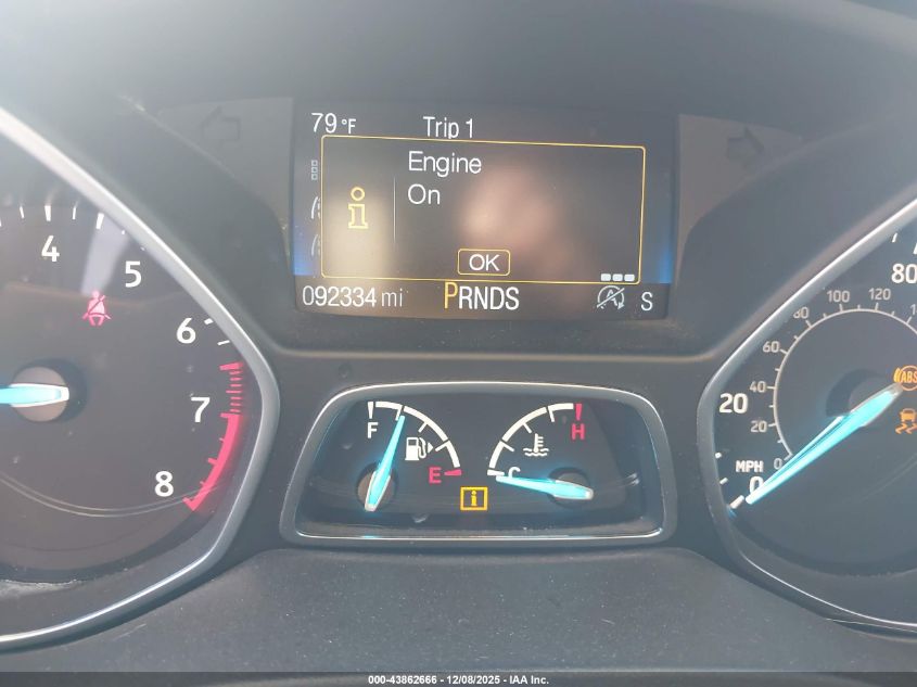 2017 Ford Escape Se VIN: 1FMCU0G90HUF11018 Lot: 43862666