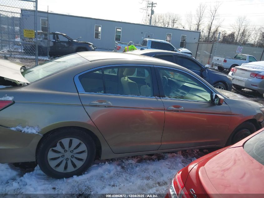 2009 Honda Accord 2.4 Lx VIN: JHMCP26399C012700 Lot: 43862672