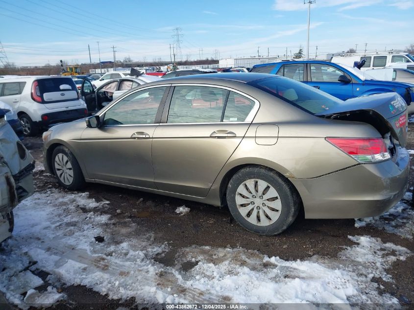 2009 Honda Accord 2.4 Lx VIN: JHMCP26399C012700 Lot: 43862672