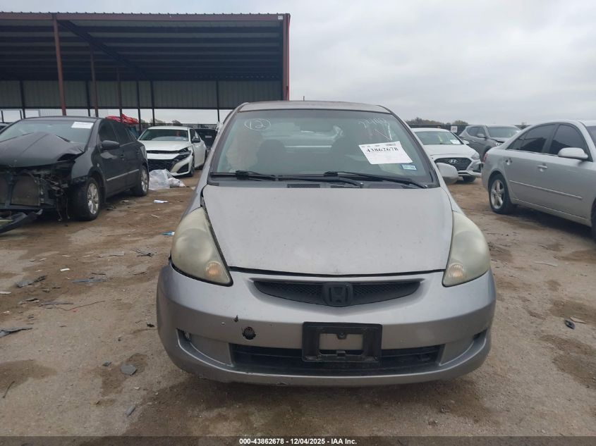 2008 Honda Fit Sport VIN: JHMGD376X8S009513 Lot: 43862678