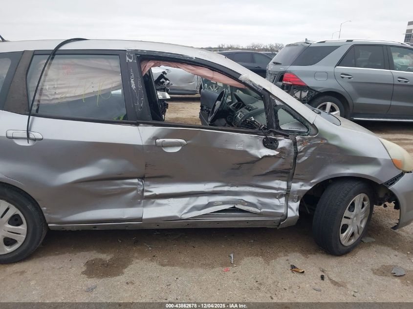 2008 Honda Fit Sport VIN: JHMGD376X8S009513 Lot: 43862678