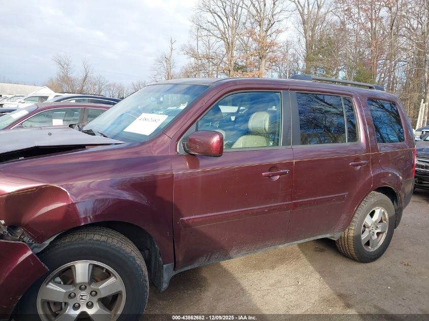 2011 Honda Pilot Ex-L VIN: 5FNYF4H54BB074230 Lot: 43862682