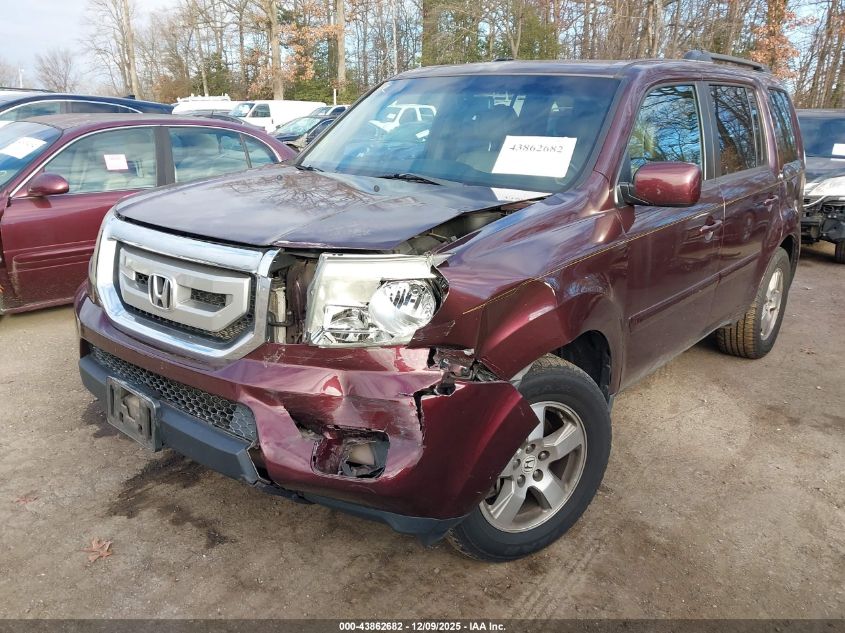 2011 Honda Pilot Ex-L VIN: 5FNYF4H54BB074230 Lot: 43862682