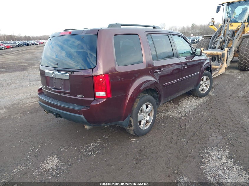 Vin: 5fnyf4h54bb074230, lot: 44358200, honda pilot ex-l 20114