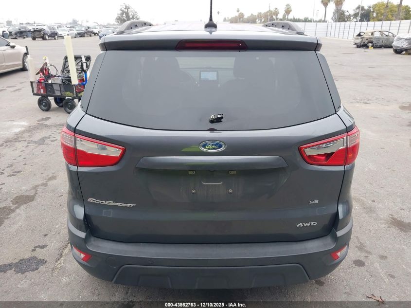 2020 Ford Ecosport Se VIN: MAJ6S3GL5LC338508 Lot: 43862763