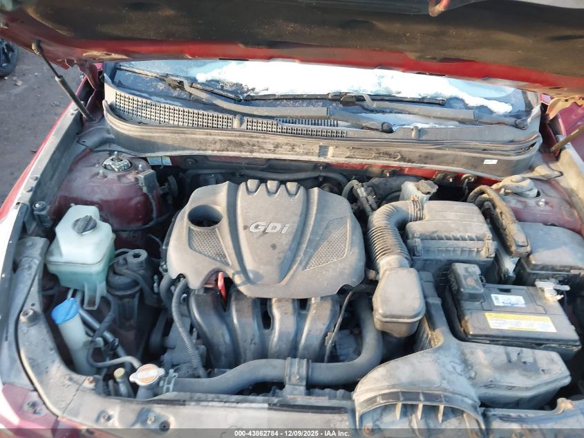 2011 Hyundai Sonata Gls VIN: 5NPEB4ACXBH093034 Lot: 43862784