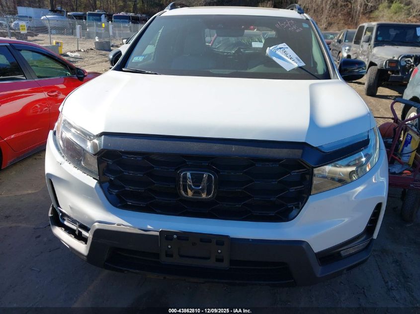 2022 Honda Passport Awd Elite VIN: 5FNYF8H01NB004183 Lot: 43862810