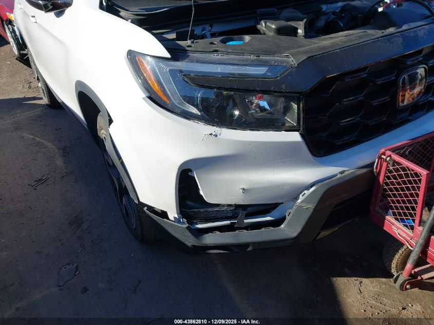 2022 Honda Passport Awd Elite VIN: 5FNYF8H01NB004183 Lot: 43862810