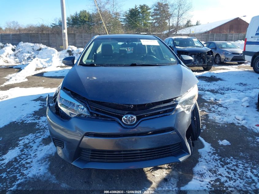 2015 Toyota Corolla Le Eco VIN: 2T1BPRHE1FC458086 Lot: 43862833
