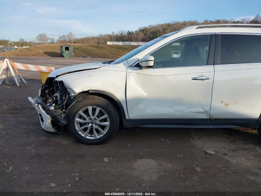 2017 Nissan Rogue Sv VIN: KNMAT2MT4HP527893 Lot: 43862839