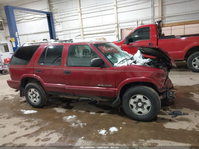 2002 Chevrolet Blazer Ls VIN: 1GNDT13W82K105902 Lot: 43862861