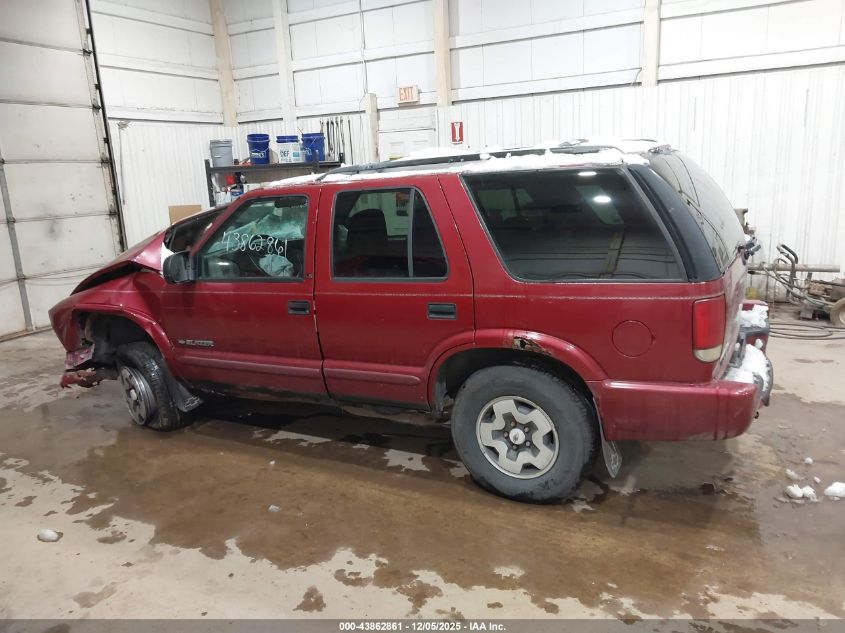 2002 Chevrolet Blazer Ls VIN: 1GNDT13W82K105902 Lot: 43862861