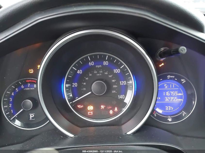 2016 Honda Fit Lx VIN: JHMGK5H53GS010587 Lot: 43862869