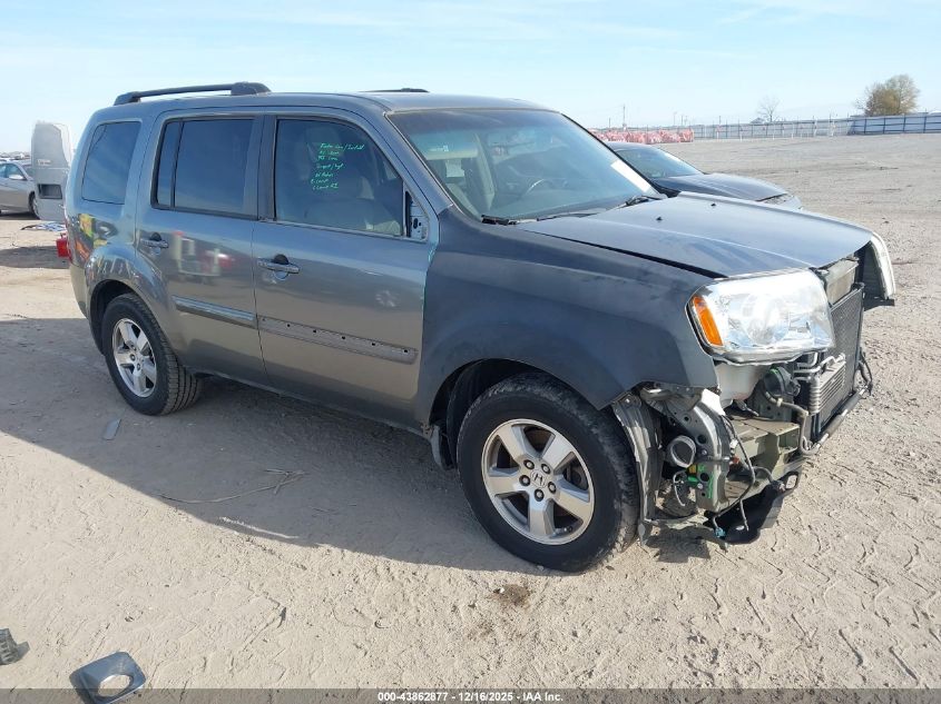 2009 Honda Pilot Ex-L VIN: 5FNYF38559B015417 Lot: 43862877