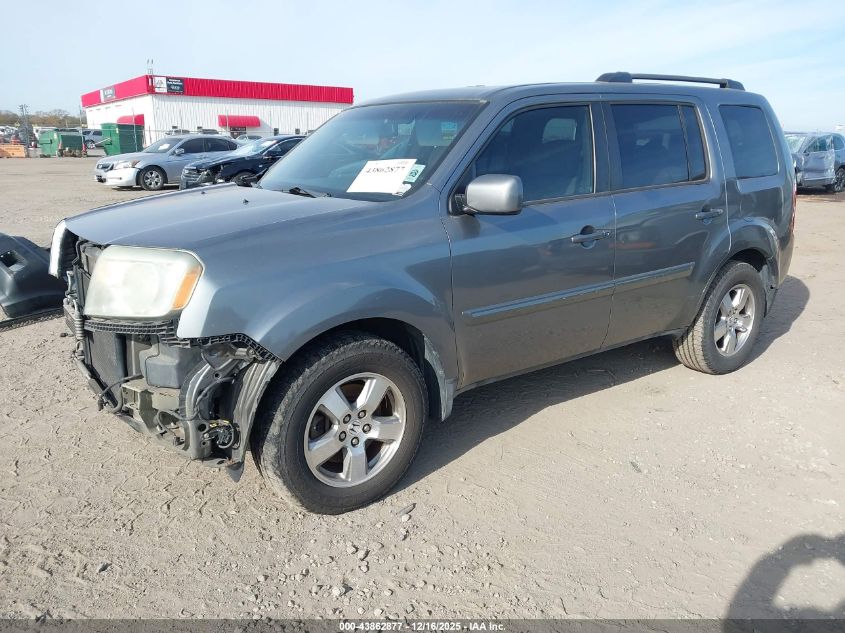 2009 Honda Pilot Ex-L VIN: 5FNYF38559B015417 Lot: 43862877