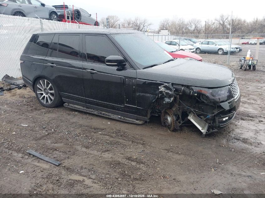 LAND ROVER RANGE ROVER 5.0L V8 SUPERCHARGED AUTOBIOGRAPHY