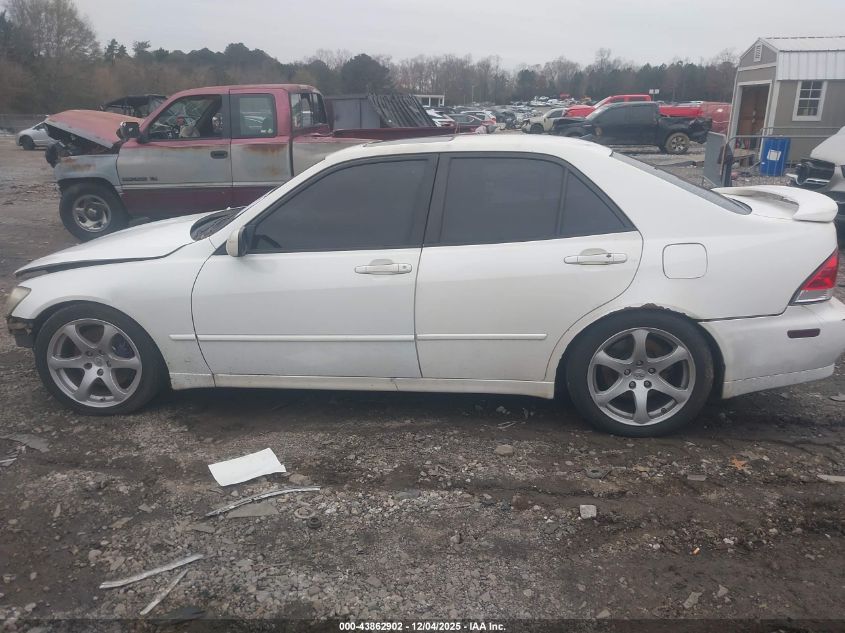 2001 Lexus Is 300 VIN: JTHBD182410009440 Lot: 43862902