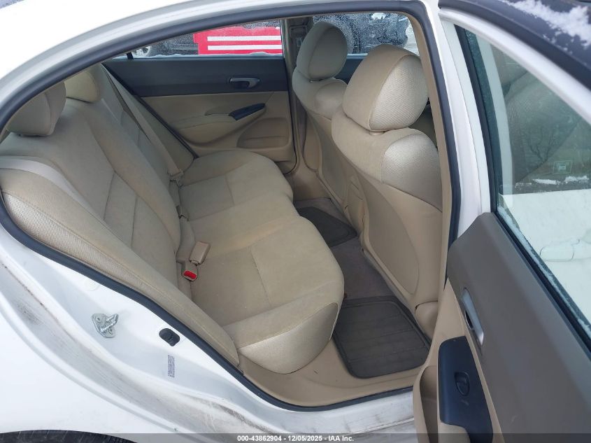 2008 Honda Civic Lx VIN: 1HGFA165X8L105916 Lot: 43862904