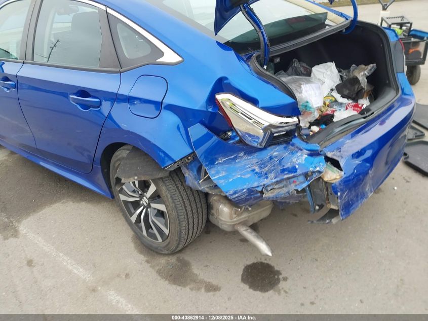 2023 Honda Civic Ex/Ex W/O Bsi VIN: 2HGFE1F70PH322439 Lot: 43862914