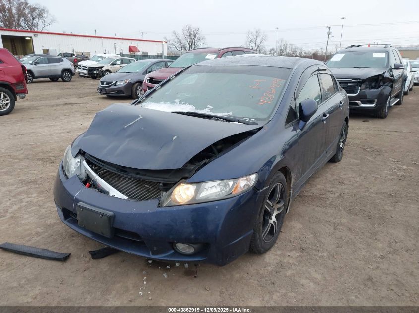 2009 Honda Civic Lx VIN: 19XFA16539E007660 Lot: 43862919