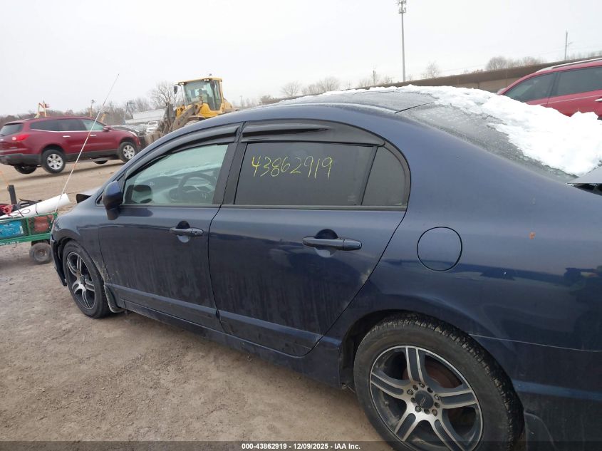 2009 Honda Civic Lx VIN: 19XFA16539E007660 Lot: 43862919