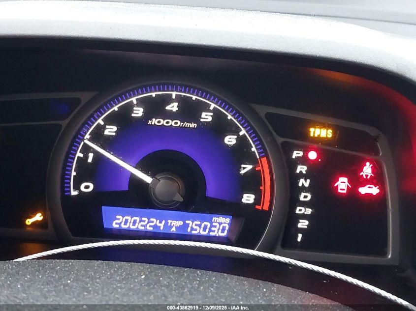 2009 Honda Civic Lx VIN: 19XFA16539E007660 Lot: 43862919