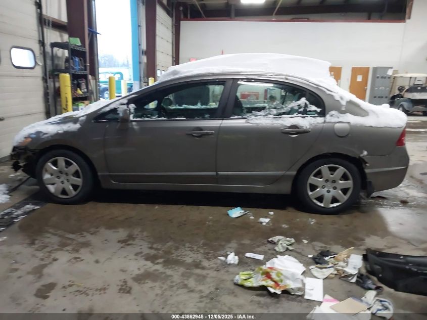 2008 Honda Civic Lx VIN: 1HGFA15598L033334 Lot: 43862945