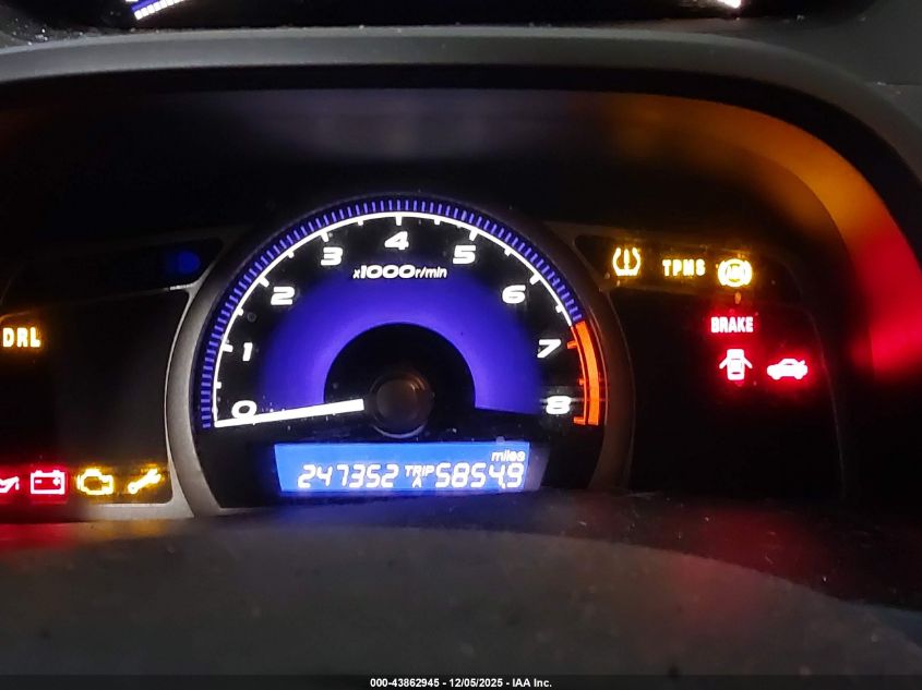 2008 Honda Civic Lx VIN: 1HGFA15598L033334 Lot: 43862945