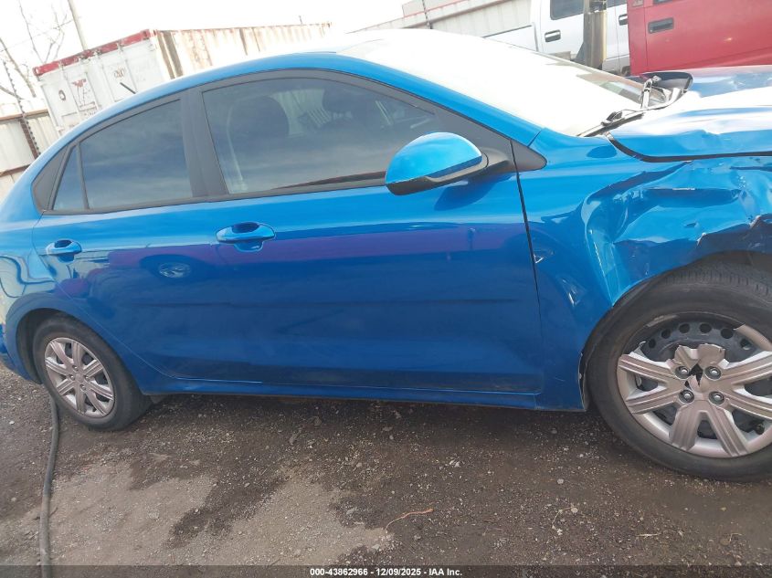 2022 Kia Rio S VIN: 3KPA24AD4NE468206 Lot: 43862966