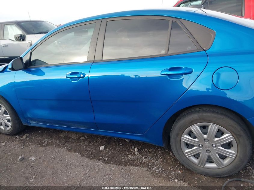 2022 Kia Rio S VIN: 3KPA24AD4NE468206 Lot: 43862966