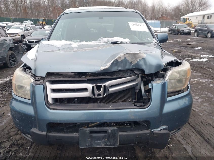 2007 Honda Pilot Ex-L VIN: 2HKYF18597H506205 Lot: 43862971