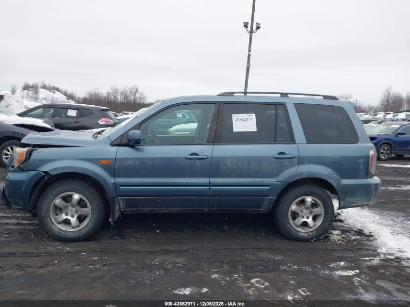 2007 Honda Pilot Ex-L VIN: 2HKYF18597H506205 Lot: 43862971