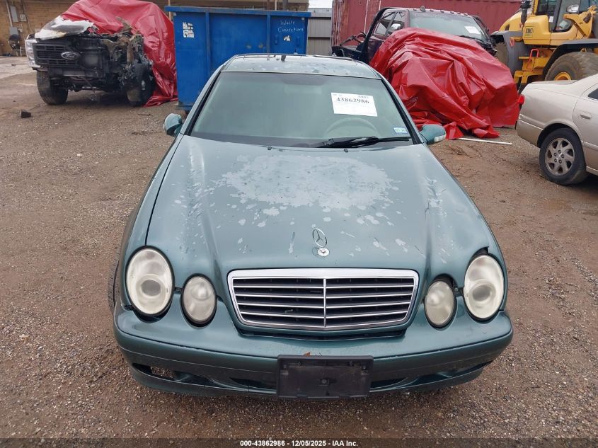 2002 Mercedes-Benz Clk 320 VIN: WDBLJ65G32T111421 Lot: 43862986