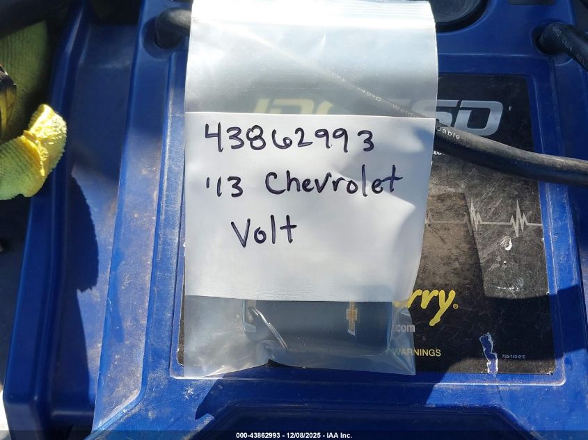 2013 Chevrolet Volt VIN: 1G1RE6E44DU133892 Lot: 43862993