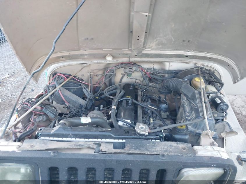 1995 Jeep Wrangler / Yj Se VIN: 1J4FY29S6SP235896 Lot: 43863000