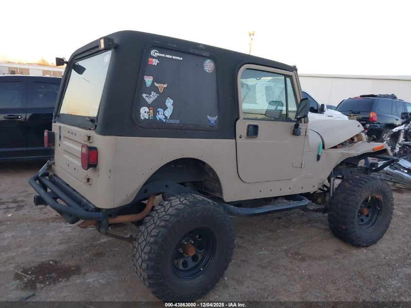 1995 Jeep Wrangler / Yj Se VIN: 1J4FY29S6SP235896 Lot: 43863000