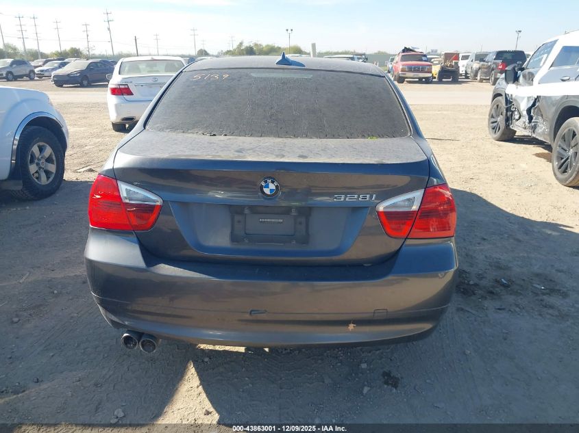 2008 BMW 328I VIN: WBAVA33588KX88194 Lot: 43863001
