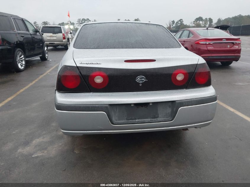 2004 Chevrolet Impala VIN: 2G1WF52E049256724 Lot: 43863037