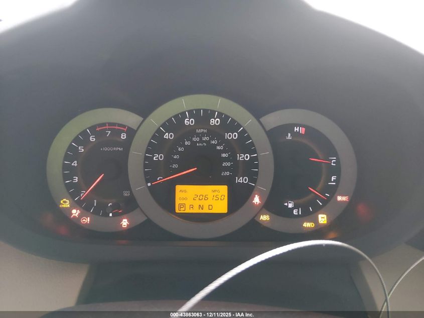 2011 Toyota Rav4 VIN: 2T3BF4DV7BW124723 Lot: 43863063