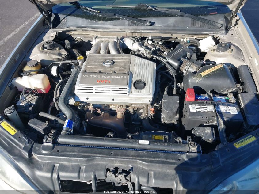 2000 Lexus Es 300 VIN: JT8BF28G2Y0270068 Lot: 43863072