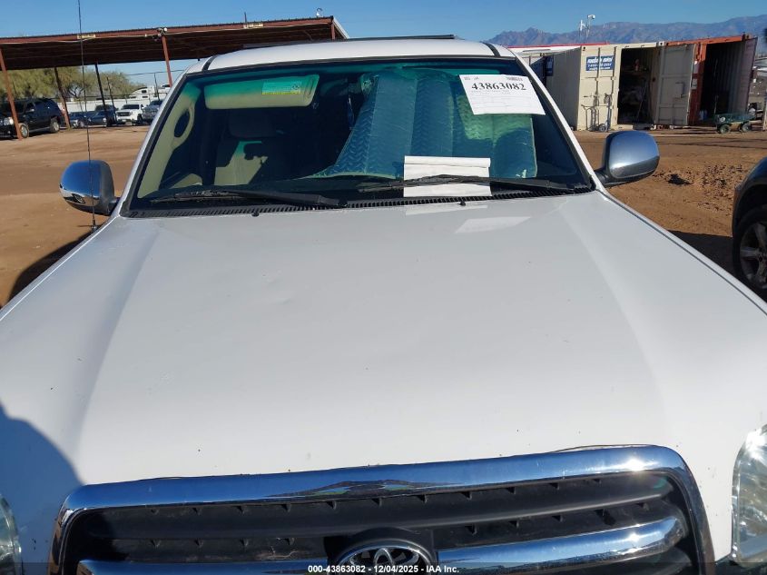 2000 Toyota Tundra Ltd V8 VIN: 5TBBT4810YS032095 Lot: 43863082