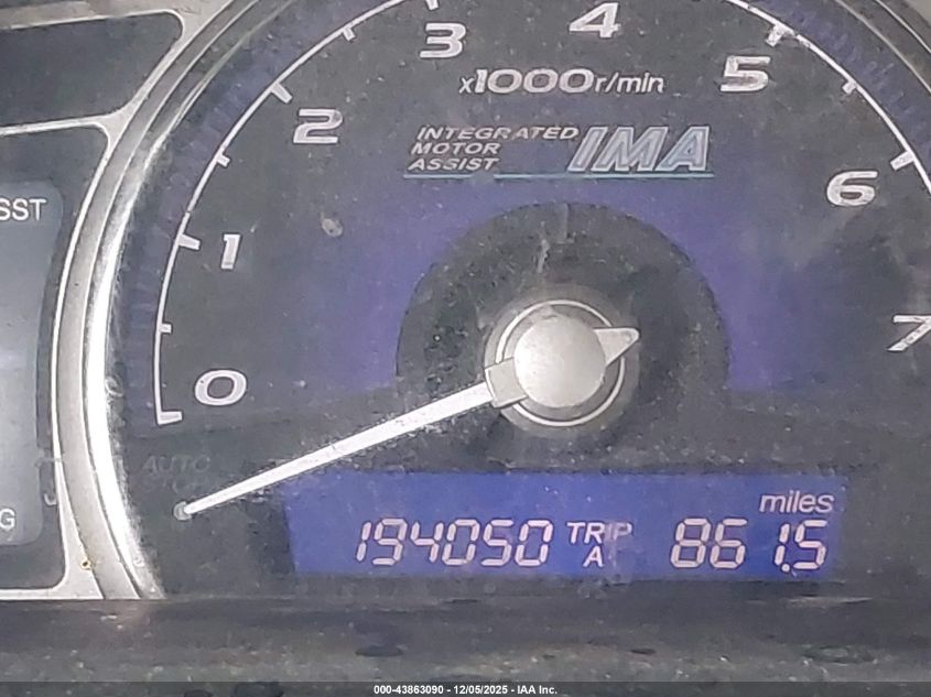 2008 Honda Civic Lx VIN: 2HGFA16528H533914 Lot: 43863090