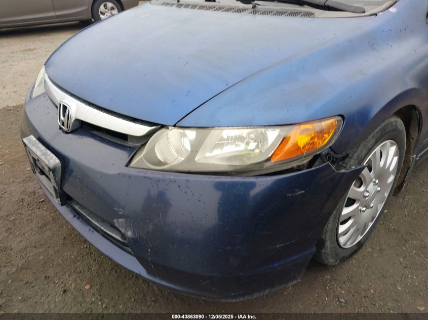 2008 Honda Civic Lx VIN: 2HGFA16528H533914 Lot: 43863090