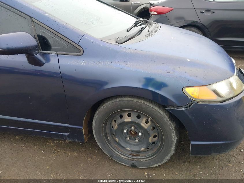 2008 Honda Civic Lx VIN: 2HGFA16528H533914 Lot: 43863090